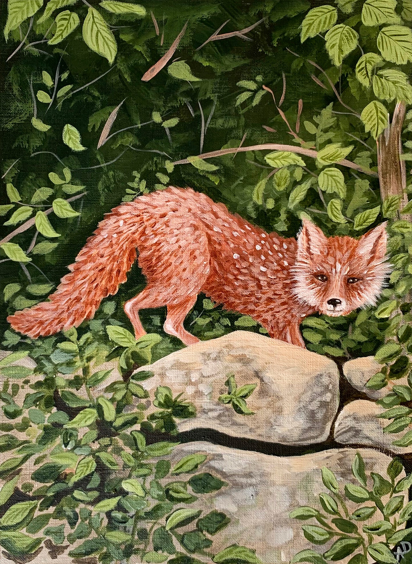 "Wild Fox" Original Painting