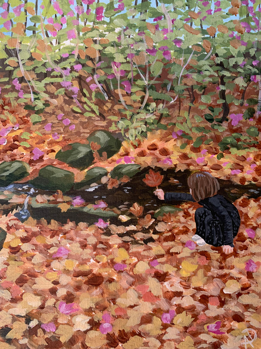 "Stay Little" Original Painting