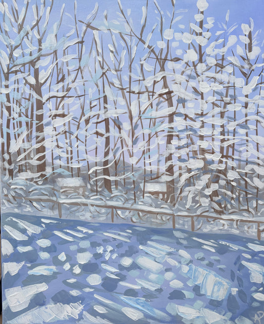 "Winter Light" Original Painting